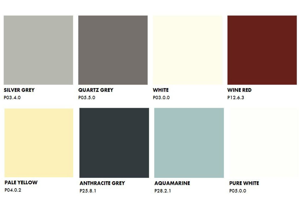 Trespa Pura Siding Colors